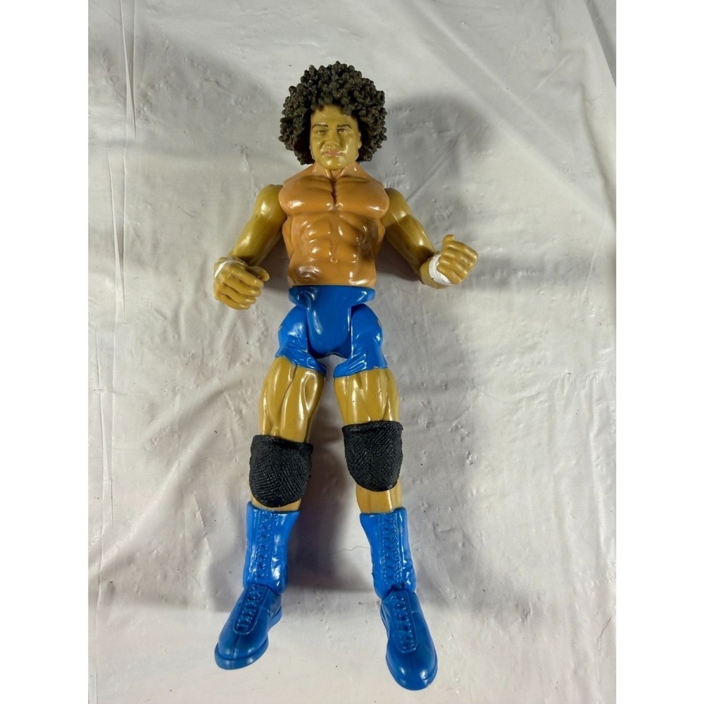 1999 Jakks Pacific Titan Tron Live Carlito Action Figure Blue Shorts WWF WWE